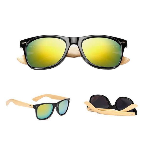 sunglasses classic bamboo men women brand designer square frame vintage wooden leg sun glasses uv400, White;black
sunglasses classic bamboo men women brand designer square frame vintage wooden leg sun glasses uv400, White;black