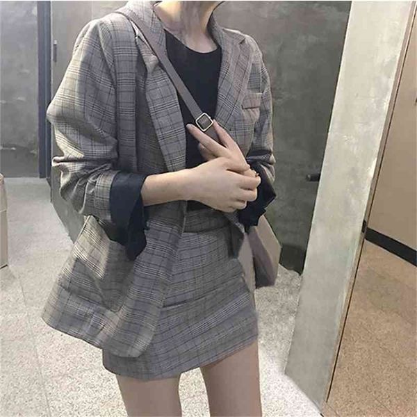 korea chic blazer coat plaid mini skirt suit women jacket suit office lady jacket high waist skirt 2 piece set women 210407, White
korea chic blazer coat plaid mini skirt suit women jacket suit office lady jacket high waist skirt 2 piece set women 210407, White