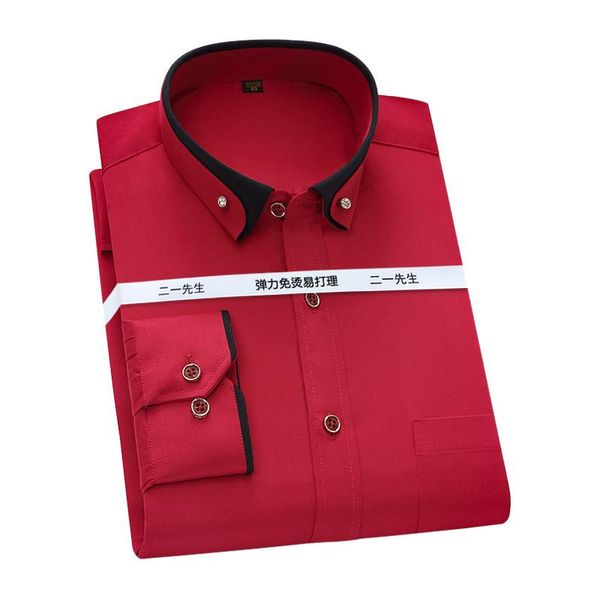 men's dress shirts men plus size shirt autumn spring red blue long sleeve business big fashion work, White;black
men's dress shirts men plus size shirt autumn spring red blue long sleeve business big fashion work, White;black