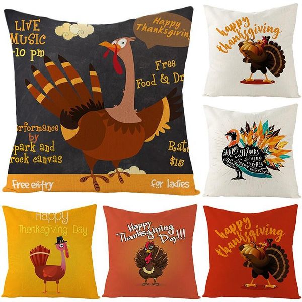 cushion/decorative pillow thanksgiving home decor cushion cover 45*45cm cartoon turkey printed flax pillowcase for fall festival decorations
cushion/decorative pillow thanksgiving home decor cushion cover 45*45cm cartoon turkey printed flax pillowcase for fall festival decorations