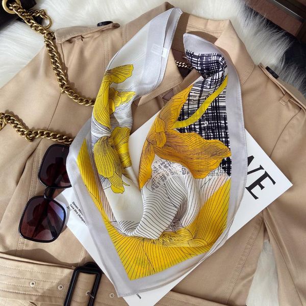 scarves 53cm silk neckerchief hair scarf for women fashion floral print headband square head scarfs ladies cute bandana, Blue;gray
scarves 53cm silk neckerchief hair scarf for women fashion floral print headband square head scarfs ladies cute bandana, Blue;gray
