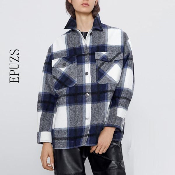 spring fashion blue plaid blouse women loose shirt casual long sleeve office shirts 2021 and women's blouses &, White
spring fashion blue plaid blouse women loose shirt casual long sleeve office shirts 2021 and women's blouses &, White