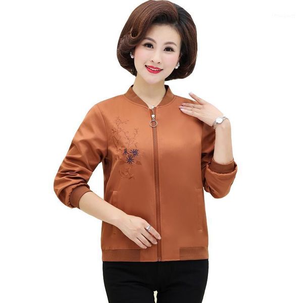 women's jackets plus size 4xl women short jacket spring autumn casual fashion embroidery zipper long sleeve outerwear middle-ages cloth, Black;brown
women's jackets plus size 4xl women short jacket spring autumn casual fashion embroidery zipper long sleeve outerwear middle-ages cloth, Black;brown