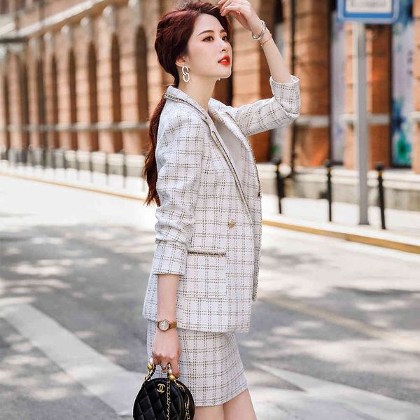 dress elegant thick skirt feminine casual black-white girl plaid two female ensemble long blazer sleeve with real pocket
dress elegant thick skirt feminine casual black-white girl plaid two female ensemble long blazer sleeve with real pocket