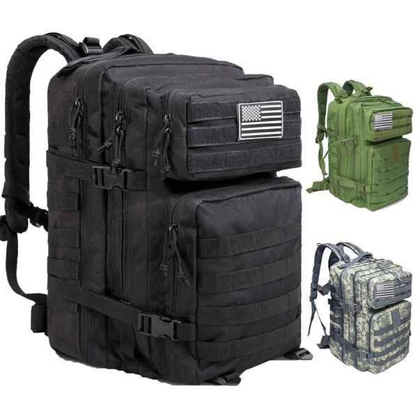 outdoor bags large military army assault tactical backpack for men's sports camping hiking trekking fishing hunting waterproof