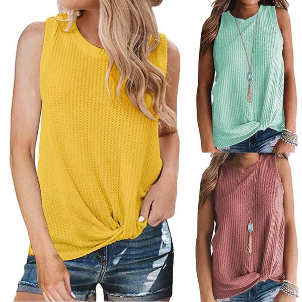 women's vests fashion women solid color o neck sleeveless knotted knitted sweater vest, Black;white
women's vests fashion women solid color o neck sleeveless knotted knitted sweater vest, Black;white