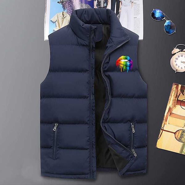 men's vests vest jacket autumn warm sleeveless male winter casual zipper waistcoat men plus size clothing, Black;white
men's vests vest jacket autumn warm sleeveless male winter casual zipper waistcoat men plus size clothing, Black;white