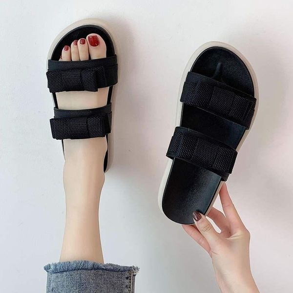 slippers 2021 summer women indoor flip flops fashion thick beach girl platform outdoor zapatos de mujer, Black
slippers 2021 summer women indoor flip flops fashion thick beach girl platform outdoor zapatos de mujer, Black
