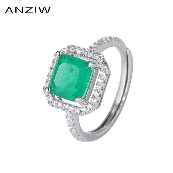 cluster rings sterling silver asscher cut 8*8mm lab created emerald fine engagement ring with adjustable for women jewelry gifts, Golden;silver
cluster rings sterling silver asscher cut 8*8mm lab created emerald fine engagement ring with adjustable for women jewelry gifts, Golden;silver