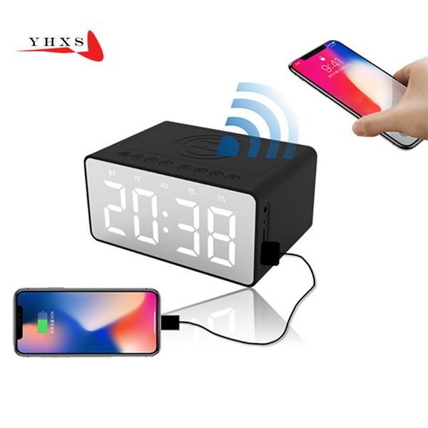 wireless charging 5.0 bluetooth speaker alarm clock hd mirror digital led alarm clock charging three-in-one clock speaker
wireless charging 5.0 bluetooth speaker alarm clock hd mirror digital led alarm clock charging three-in-one clock speaker