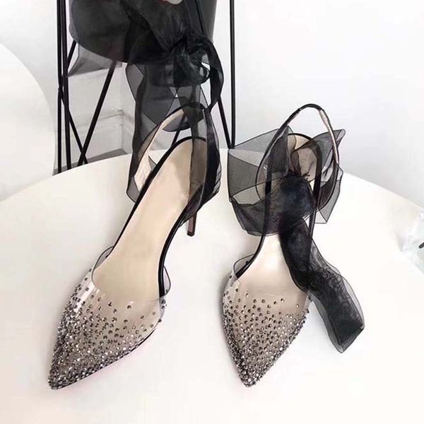 black lace strap up sandals women pointed toes slingback pumps red bottom high heels pvc crystal bling wedding party
black lace strap up sandals women pointed toes slingback pumps red bottom high heels pvc crystal bling wedding party