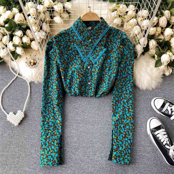 spring shirt women's stand collar slim fit single breasted retro floral long-sleeved blouse female d006 210506, White
spring shirt women's stand collar slim fit single breasted retro floral long-sleeved blouse female d006 210506, White