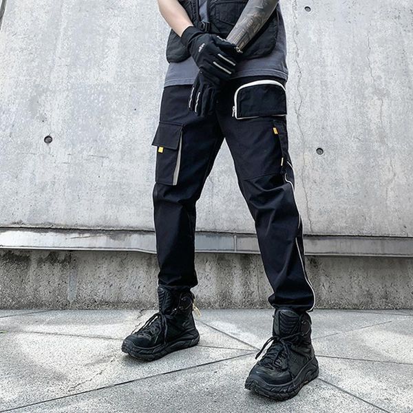 streetwear tactics cargo pants men joggers sweatpants fashion trousers hip hop pocket design harajuku pant male hg118 men's, Black
streetwear tactics cargo pants men joggers sweatpants fashion trousers hip hop pocket design harajuku pant male hg118 men's, Black