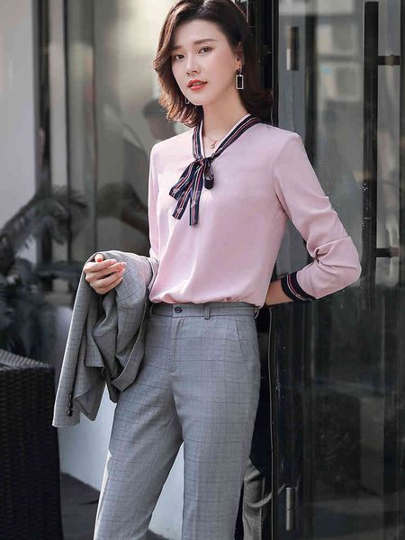 2021 elegant white pink bow collar shirt long female sleeve casual s-4xl sweet girls, Black
2021 elegant white pink bow collar shirt long female sleeve casual s-4xl sweet girls, Black