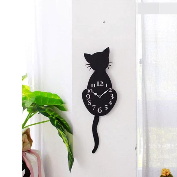 wall clocks acrylic creative cartoon cute cat clock home decor watch way tail move silence 2021 fashion august13
wall clocks acrylic creative cartoon cute cat clock home decor watch way tail move silence 2021 fashion august13