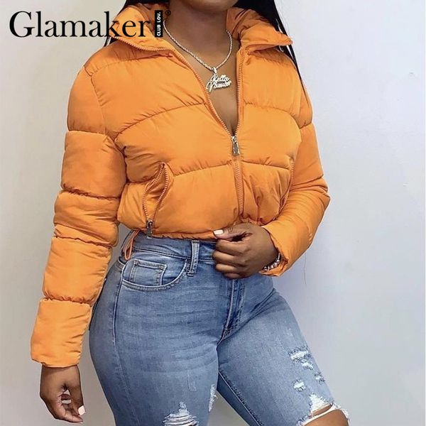 glamaker yellow female basic jacket coat women winter zipper stand-up collar warm parka female casual outerwear new style 210412, Black
glamaker yellow female basic jacket coat women winter zipper stand-up collar warm parka female casual outerwear new style 210412, Black