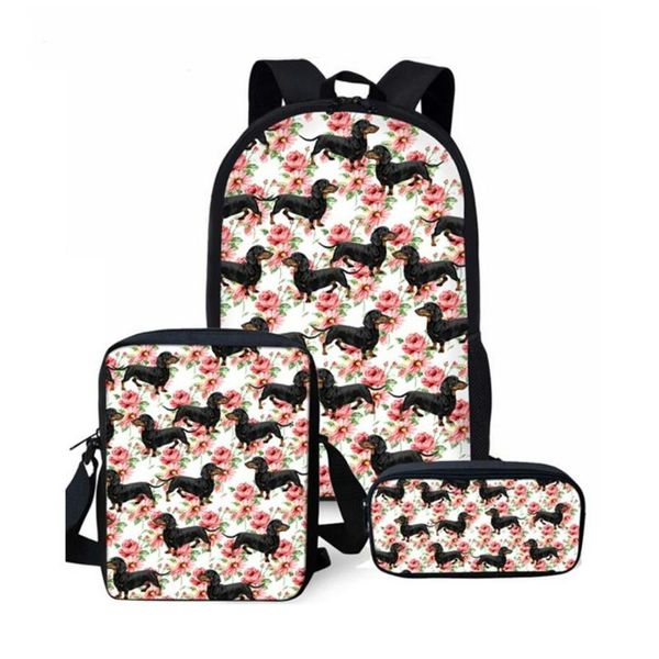 girls school bag set cute dachshund dog print schoolbags for kids preppy primary children bookbags mochila bags
girls school bag set cute dachshund dog print schoolbags for kids preppy primary children bookbags mochila bags