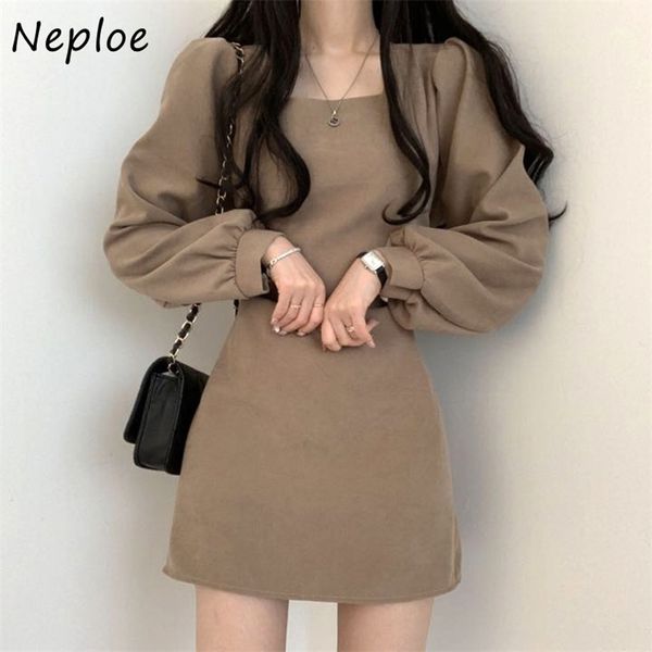 square collar clavicle exposed dress women high waist hip a line solid vestidos spring slim robe 210422, Black;gray
square collar clavicle exposed dress women high waist hip a line solid vestidos spring slim robe 210422, Black;gray