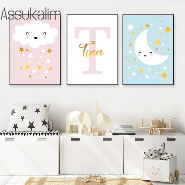 paintings nordic poster nursery canvas print moon cloud custom name art prints cartoon star pictures cute baby room wall decor
paintings nordic poster nursery canvas print moon cloud custom name art prints cartoon star pictures cute baby room wall decor