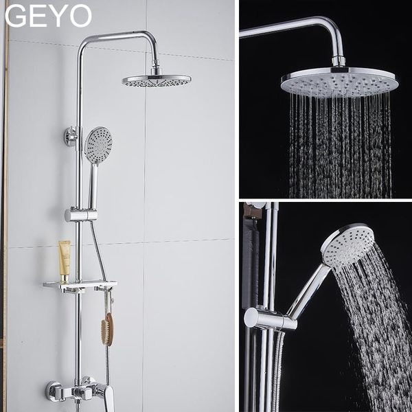 bathroom shower heads geyo 3 modes abs plastic head big panel round chrome rain water saver classic design g1/2 showerhead
bathroom shower heads geyo 3 modes abs plastic head big panel round chrome rain water saver classic design g1/2 showerhead