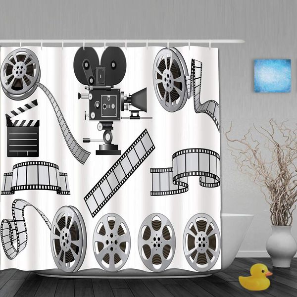 polyester fabric shower curtain set with 12 plastic hooks decorative bath curtains,movie theater movie industry themed greyscale
polyester fabric shower curtain set with 12 plastic hooks decorative bath curtains,movie theater movie industry themed greyscale