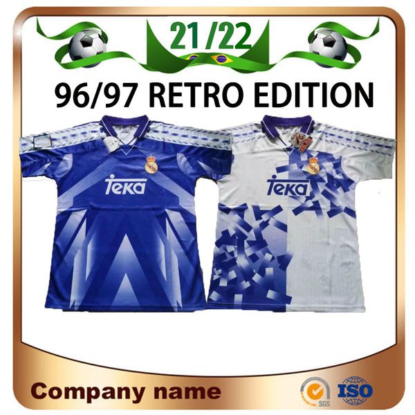 96/97 retro edition real madrid soccer jerseys 1996 1997 #7 raul #9 zamorano #6 redondo football shirt man maillots de foot uniform, Black;yellow
96/97 retro edition real madrid soccer jerseys 1996 1997 #7 raul #9 zamorano #6 redondo football shirt man maillots de foot uniform, Black;yellow