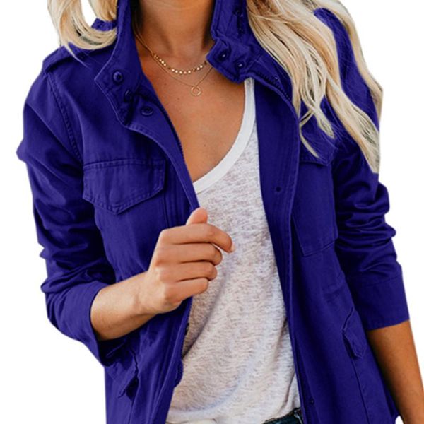 women's jackets spring jacket zip up outerwear female clothes streetwear autumn coat stand collar windbreaker green military, Black;brown
women's jackets spring jacket zip up outerwear female clothes streetwear autumn coat stand collar windbreaker green military, Black;brown