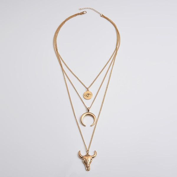 pendant necklaces vintage fashion evil eye bull head crescent necklace for women girl boho gold silver color half moon
pendant necklaces vintage fashion evil eye bull head crescent necklace for women girl boho gold silver color half moon