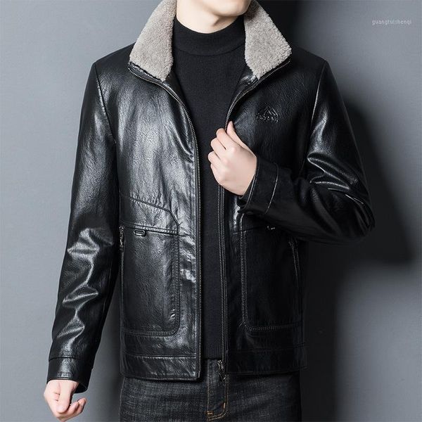men's fur & faux coat down jacket winter business leisure lapel solid color thickened warm factory direct sales, Black
men's fur & faux coat down jacket winter business leisure lapel solid color thickened warm factory direct sales, Black