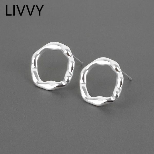 hoop & huggie livvy silver color irregular hollow round stud earrings simple female small exquisite fashion handmade couple jewelry gift, Golden;silver
hoop & huggie livvy silver color irregular hollow round stud earrings simple female small exquisite fashion handmade couple jewelry gift, Golden;silver