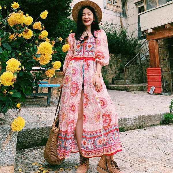casual dresses boho bohemian rose love super beautiful pink flower printing lantern sleeve ethnic long dress single-breasted cardigan, Black;gray
casual dresses boho bohemian rose love super beautiful pink flower printing lantern sleeve ethnic long dress single-breasted cardigan, Black;gray