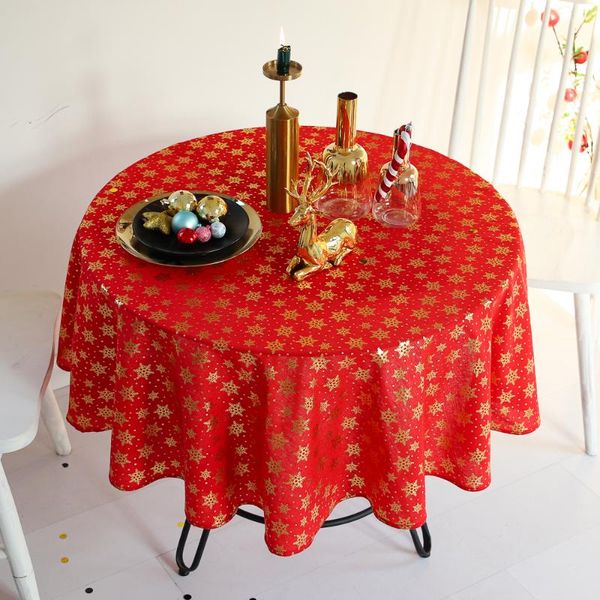 table cloth christmas gold snowflake printed tablecloth cotton linen red party decor round dining cover for home
table cloth christmas gold snowflake printed tablecloth cotton linen red party decor round dining cover for home
