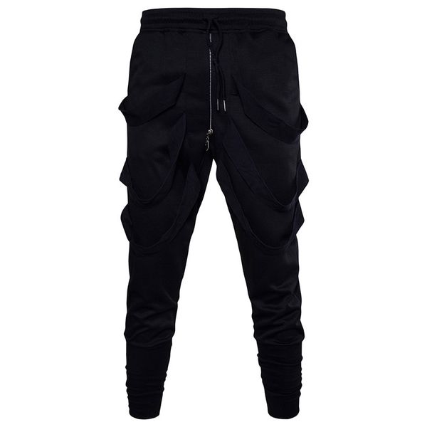 7r81 dry men's pants pocket full length hip hop joggers plus size trousers belt streetwear gdtx, Black
7r81 dry men's pants pocket full length hip hop joggers plus size trousers belt streetwear gdtx, Black