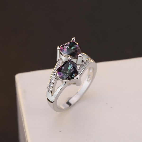 wedding rings bever's double-centered multicolored cz ring, -plated zircon jewelry, engagement ring for women's access, Slivery;golden
wedding rings bever's double-centered multicolored cz ring, -plated zircon jewelry, engagement ring for women's access, Slivery;golden