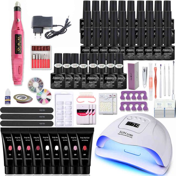 manicure poly with 120w/54w led lamp drill machine 30/20/10 color uv polish gel tool set nail kit
manicure poly with 120w/54w led lamp drill machine 30/20/10 color uv polish gel tool set nail kit