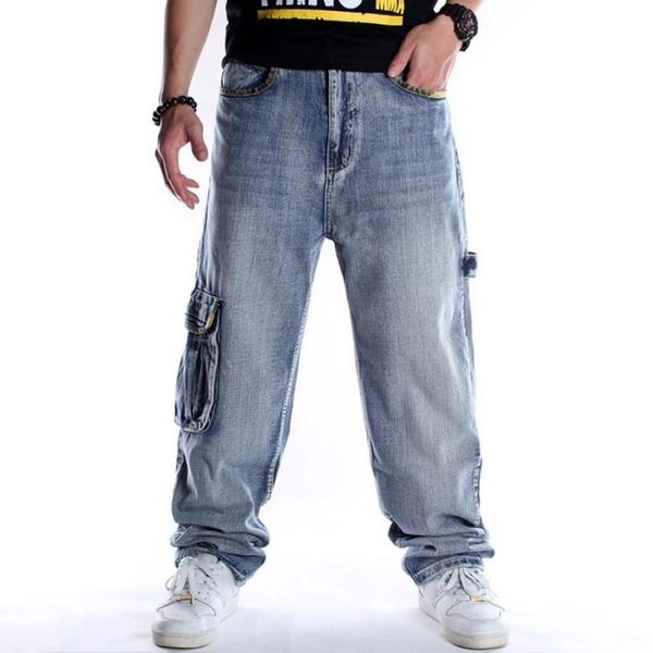 men's jeans men street dance hiphop fashion embroidery blue black loose board denim pants overall male rap hip hop plus size
men's jeans men street dance hiphop fashion embroidery blue black loose board denim pants overall male rap hip hop plus size
