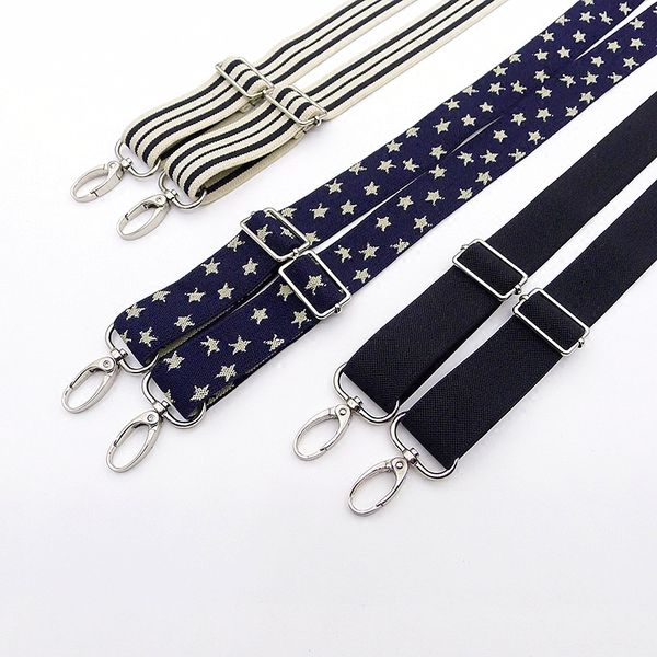 buckle suspender suit 4 clip hook y type adjustable fashion stripes suspender brances adjustable buckles for pants, Black;white
buckle suspender suit 4 clip hook y type adjustable fashion stripes suspender brances adjustable buckles for pants, Black;white