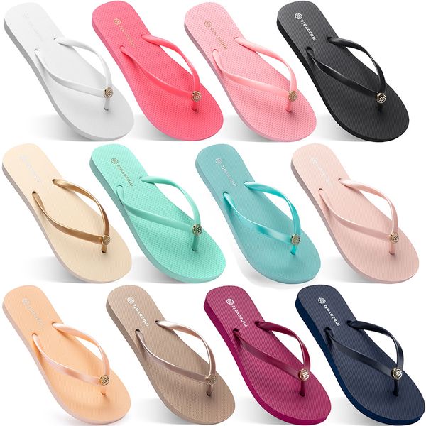 2021 summer flip flops women flat with seaside glazed blue beach slippers non-slip sand gray gold white foreign trade six, Black
2021 summer flip flops women flat with seaside glazed blue beach slippers non-slip sand gray gold white foreign trade six, Black