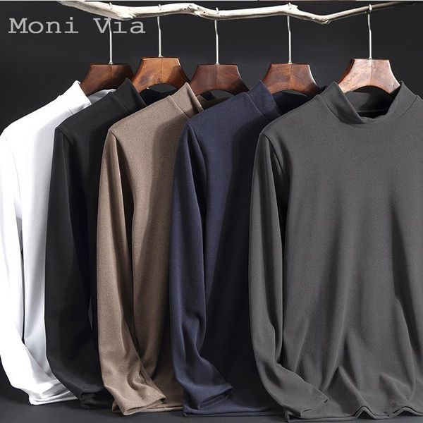 men's sweaters brand long-sleeve turtleneck shirt solid color soft base underwear for men autumn winter fitness male slim sweater, White;black
men's sweaters brand long-sleeve turtleneck shirt solid color soft base underwear for men autumn winter fitness male slim sweater, White;black