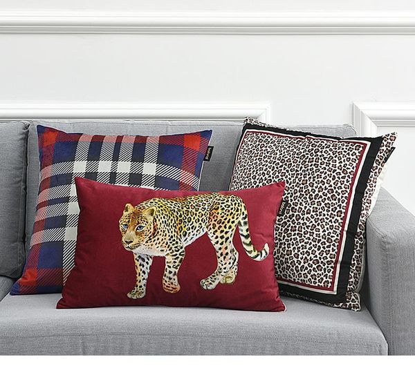 cushion/decorative pillow cover velvet plaid waist cushion europe vintage for living room decorative leopard home decor
cushion/decorative pillow cover velvet plaid waist cushion europe vintage for living room decorative leopard home decor