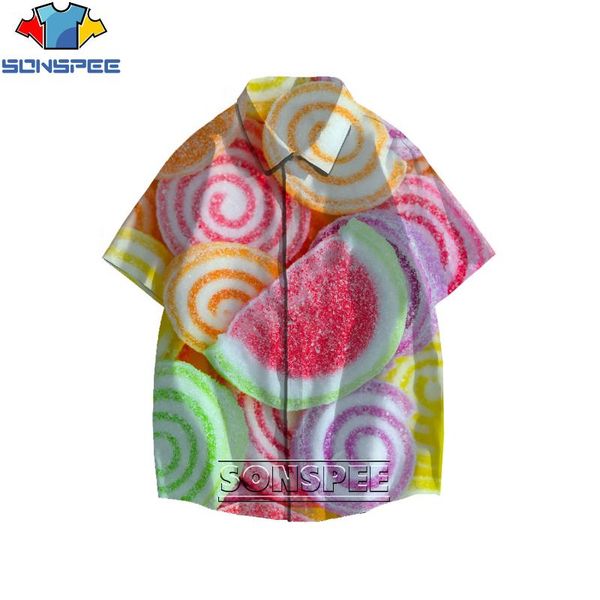 men's casual shirts sonspee 3d men woman shirt watermelon fruit jelly lollipop colorful differentiated fashion trend plus size hawaiian, White;black
men's casual shirts sonspee 3d men woman shirt watermelon fruit jelly lollipop colorful differentiated fashion trend plus size hawaiian, White;black