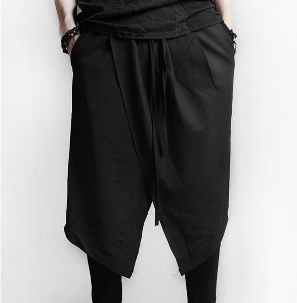 m-2xl spring male fashion the low crotch alternative haroun pants off two skirts men's, Black
m-2xl spring male fashion the low crotch alternative haroun pants off two skirts men's, Black