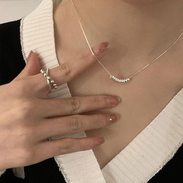 pendant necklaces vintage beaded thin necklace punk hip hop temperament elegant clavicle chain choker for women men neck jewelry, Silver
pendant necklaces vintage beaded thin necklace punk hip hop temperament elegant clavicle chain choker for women men neck jewelry, Silver