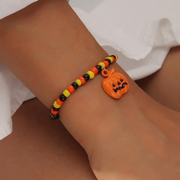 beaded, strands festival halloween jewelry beaded bracelet women pumpkin ghost pendant charm bracelets fashion friend gift pulseras mujer, Black
beaded, strands festival halloween jewelry beaded bracelet women pumpkin ghost pendant charm bracelets fashion friend gift pulseras mujer, Black