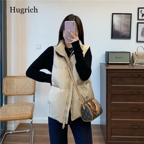 women's vests sleeveless vest women winter keep warm puffer jacket solid stand collar harajuku outwear loose fashion padded korean styl, Black;white
women's vests sleeveless vest women winter keep warm puffer jacket solid stand collar harajuku outwear loose fashion padded korean styl, Black;white