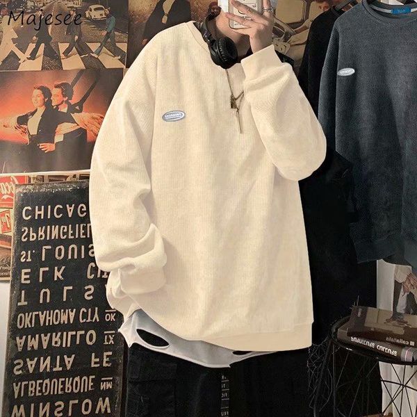 men's hoodies & sweatshirts autumn vintage no hat men round neck harajuku bf loose streetwear sweatshirt all-match s-xxl corduroy hoodi, Black
men's hoodies & sweatshirts autumn vintage no hat men round neck harajuku bf loose streetwear sweatshirt all-match s-xxl corduroy hoodi, Black