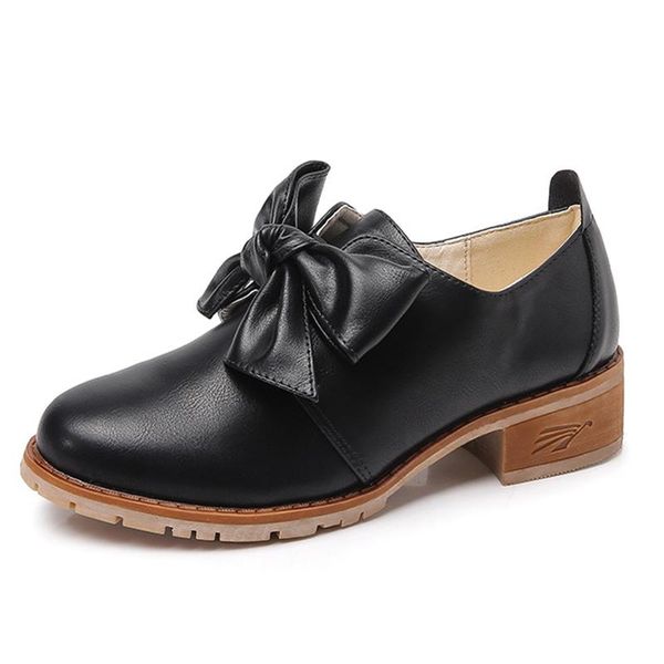 dress shoes women plus size 34-43 shoe pump autumn fashion bow round head comfortable working low heel, Black
dress shoes women plus size 34-43 shoe pump autumn fashion bow round head comfortable working low heel, Black