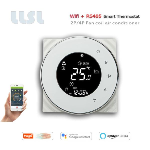 smart home control tuya thermostat rs485 & modbus 2p/4p fan coil regulator for cooling/heating
smart home control tuya thermostat rs485 & modbus 2p/4p fan coil regulator for cooling/heating
