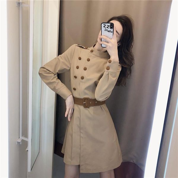 casual dresses leiouna long sleeve vintage korean shirt short a-line autumn dress 2021 fashion women party female clothes skater collar, Black;gray
casual dresses leiouna long sleeve vintage korean shirt short a-line autumn dress 2021 fashion women party female clothes skater collar, Black;gray