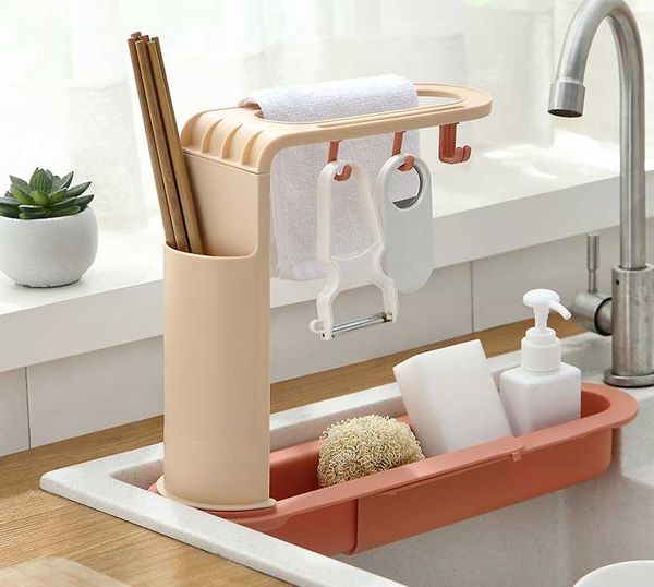 hooks & rails retractable water trough shelf, pan brush cloth drain hanger, household floor type storage shelf
hooks & rails retractable water trough shelf, pan brush cloth drain hanger, household floor type storage shelf